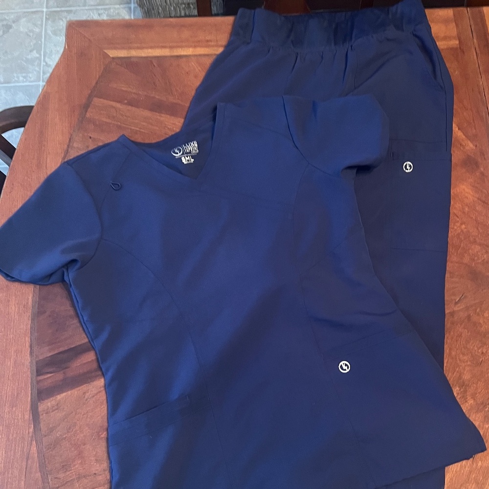 Navy Blue Scrubs Size small